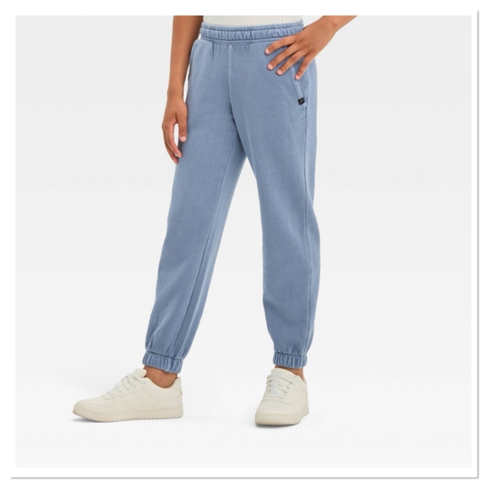 Boys Fleece Jogger Pants art class Blue Kids Sweatpants